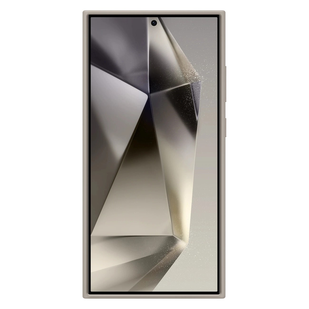Samsung Standing Grip - Samsung Galaxy S24 Ultra Θήκη Σιλικόνης με Finger Holder / Stand - Taupe - EF - GS928CUEGWW