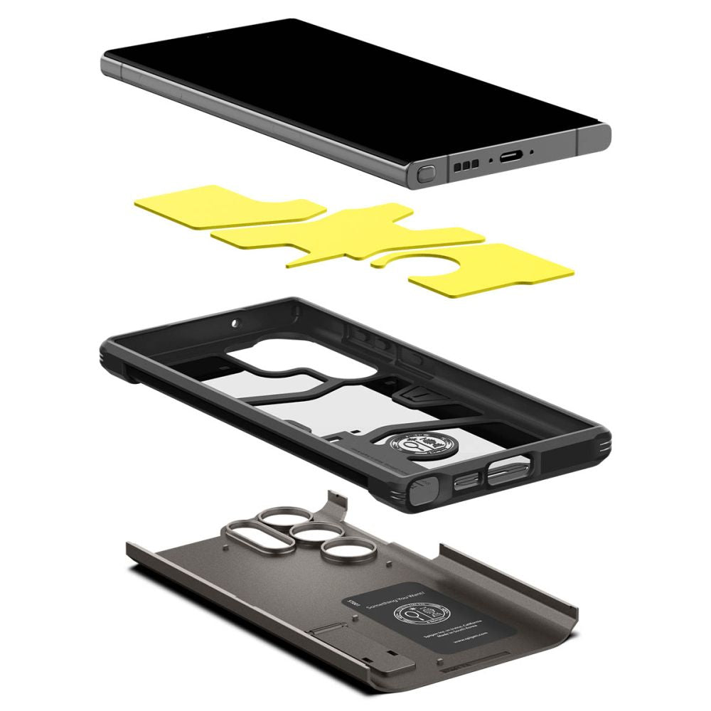 Spigen Samsung Galaxy S23 Ultra Tough Armor Σκληρή Θήκη - Gunmetal