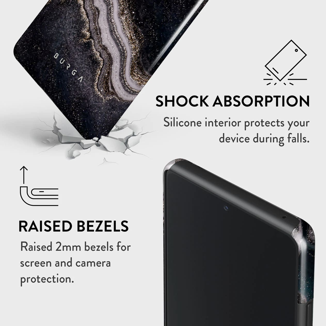 Burga Samsung Galaxy A52 / A52 5G / A52s 5G Fashion Tough Σκληρή Θήκη - Magic Night