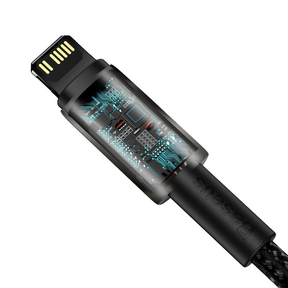Baseus Simple Wisdom PD 20W - Καλώδιο Δεδομένων και Φόρτισης Type - C to Lightning 1M - Black - CATLWJ - 01