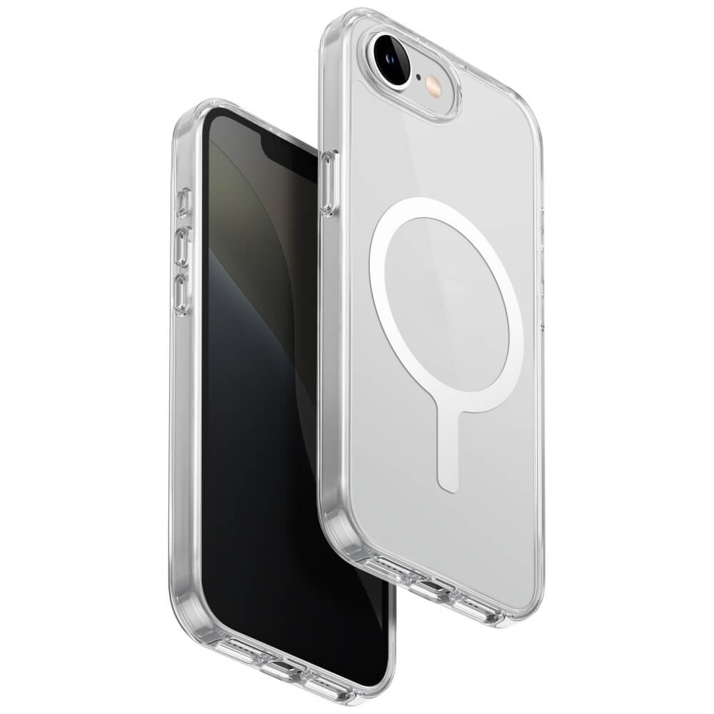 Uniq iPhone 16e LifePro Magclick Charging - Σκληρή Θήκη με Πλαίσιο Σιλικόνης και MagSafe - Διάφανη