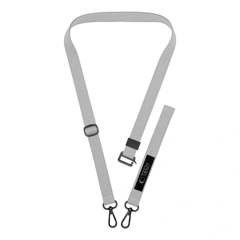 Tech - Protect C6S Rope CrossBody Strap - Universal Λουράκι για Θήκη Κινητού - Crayon Grey