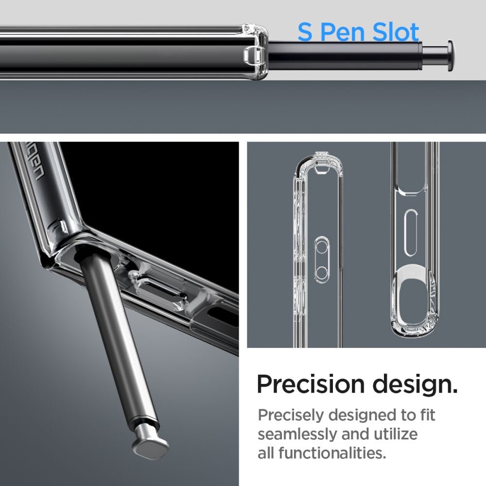 Spigen Samsung Galaxy S24 Ultra - Ultra Hybrid One Tap Ring MagSafe Σκληρή Θήκη με Πλαίσιο Σιλικόνης - White