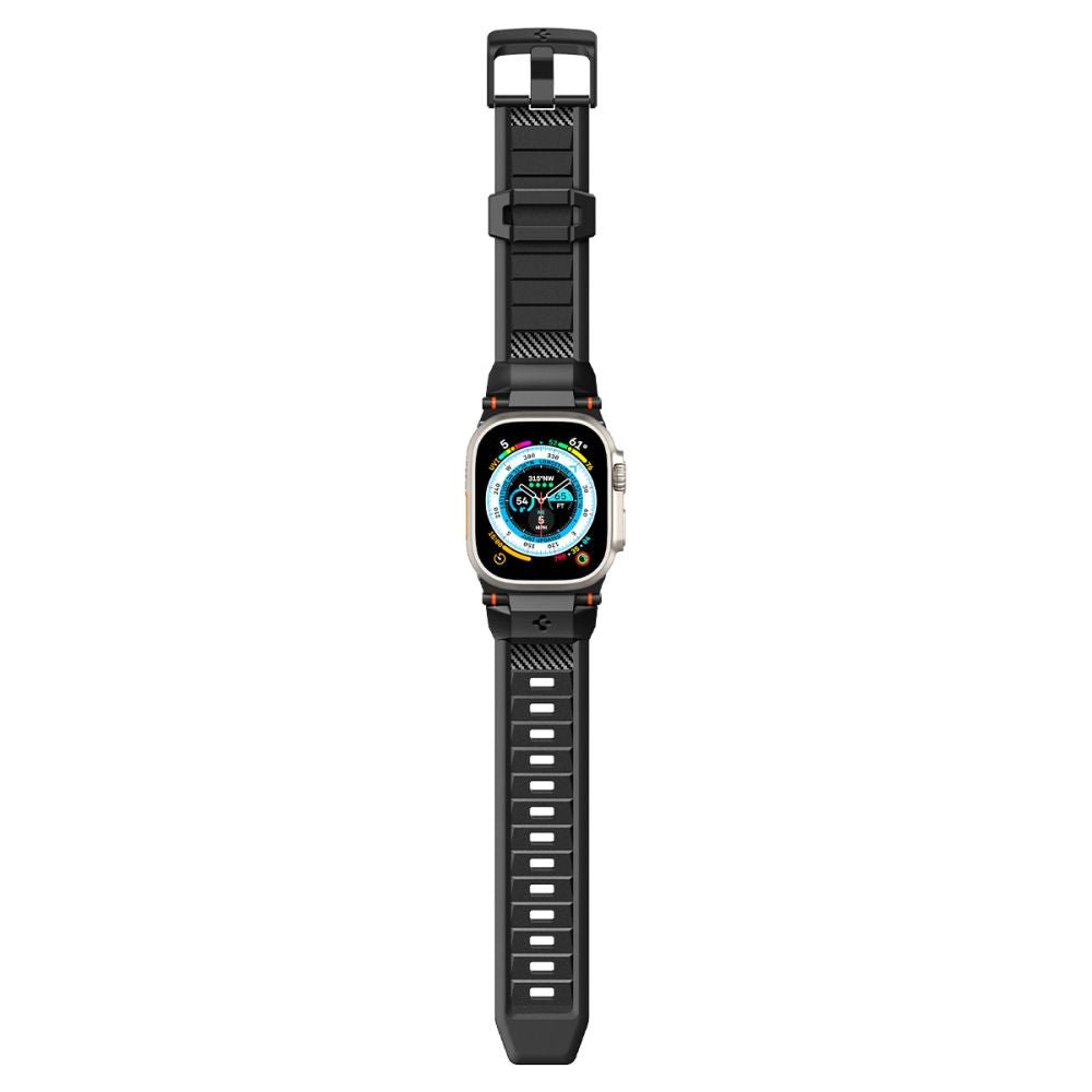 Spigen Λουράκι Apple Watch 2 / 3 / 4 / 5 / 6 / 7 / 8 / 9 / SE / ULTRA 1 / ULTRA 2 - 42 / 44 / 45 / 49 mm Rugged Ultra Band - Matte Black
