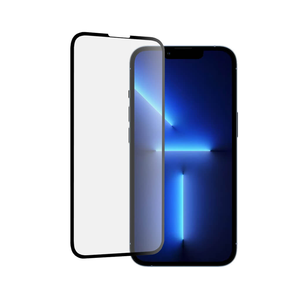 Mocolo iPhone 13 Pro Max / iPhone 14 Plus 3D Curved 9H Full Screen Full Glue Tempered Glass Αντιχαρακτικό Γυαλί Οθόνης - Black