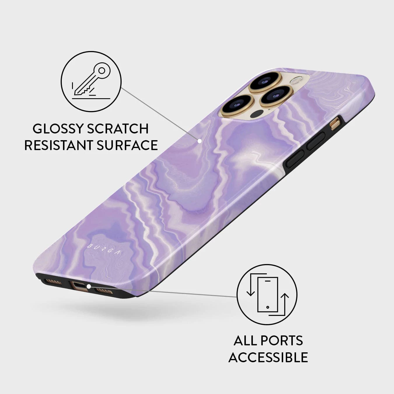 Burga iPhone 14 Pro Max Fashion Tough Σκληρή Θήκη - Cliché