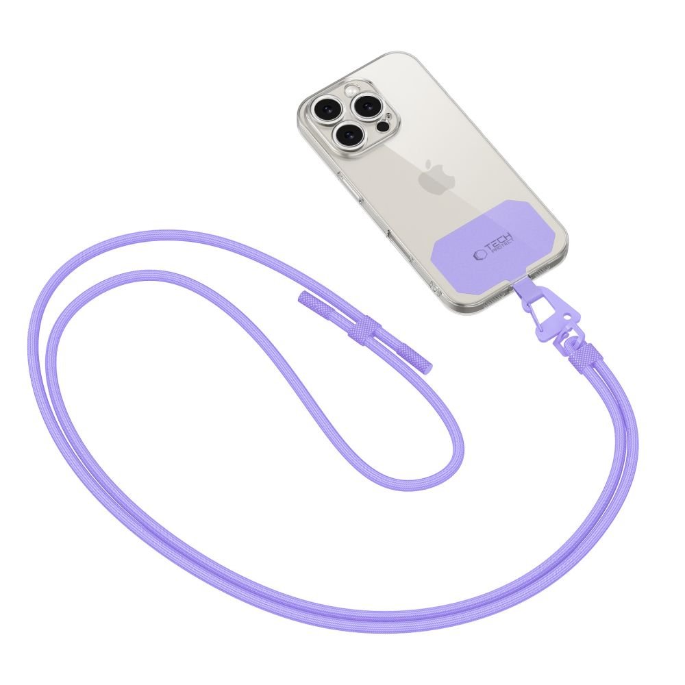 Tech - Protect C5S Rope CrossBody Strap - Universal Λουράκι για Θήκη Κινητού - Lavender