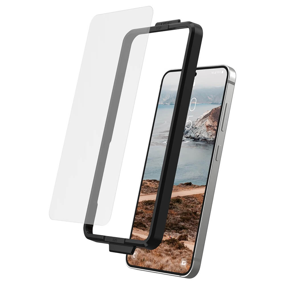 UAG Samsung Galaxy S25 Glass Shield 9H Αντιχαρακτικό Γυαλί Οθόνης με Κιτ Εγκατάστασης - Clear