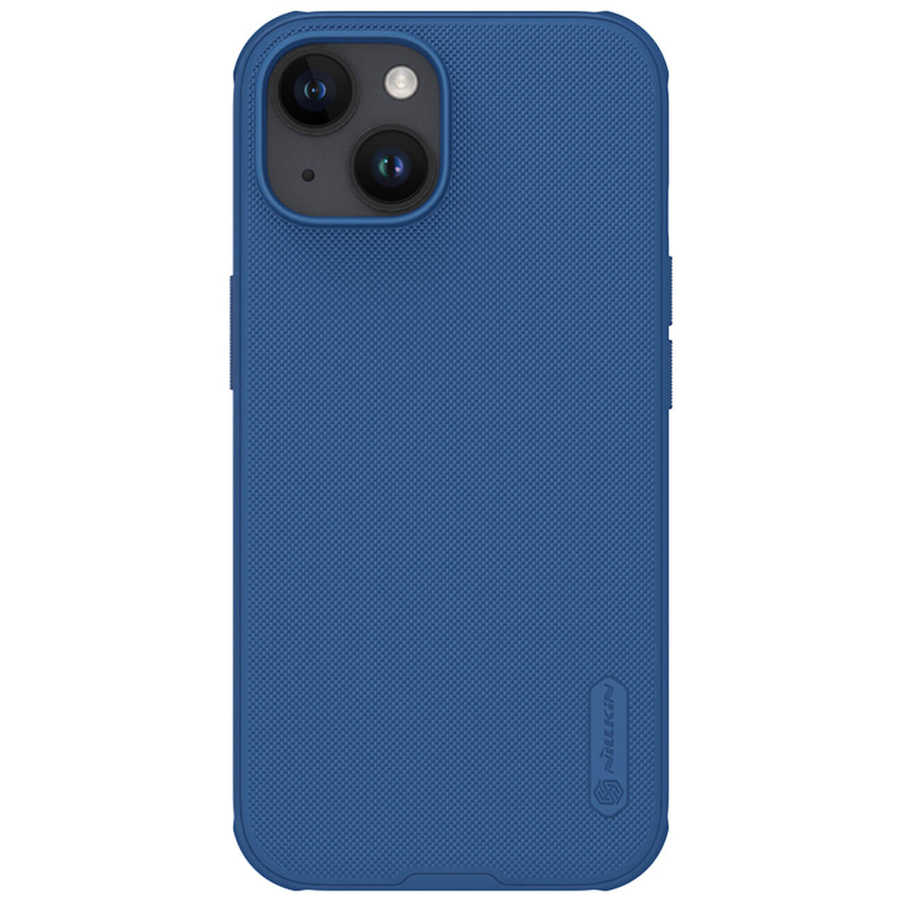 Nillkin iPhone 15 Plus Super Frosted Shield Pro Σκληρή Θήκη με Πλαίσιο Σιλικόνης - Blue