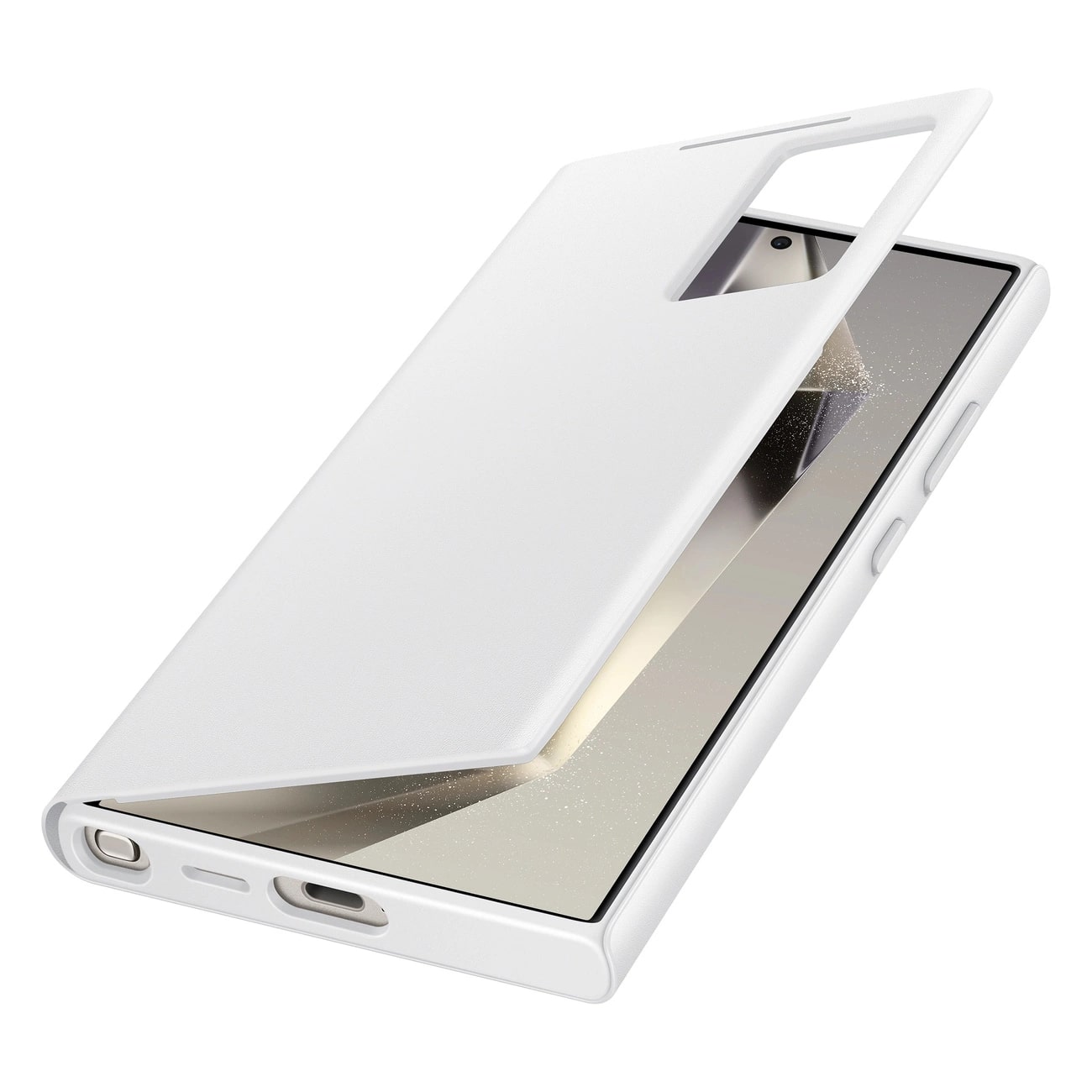 Samsung Smart View Wallet - Samsung Galaxy S24 Ultra Θήκη Πορτοφόλι - White - EF - ZS928CWEGWW