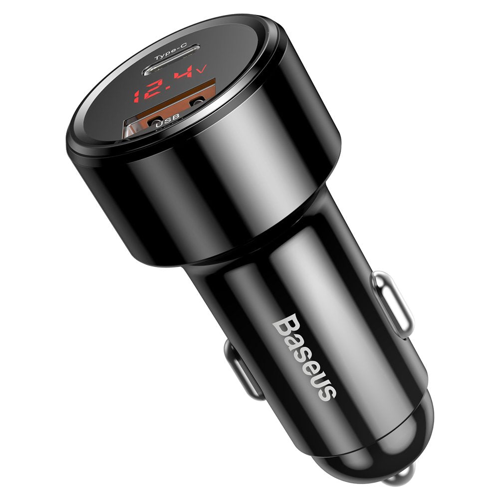 Baseus Magic Series PPS 45W 6A Φορτιστής Αυτοκινήτου Γρήγορης Φόρτισης με 1 Θύρα USB και 1 Θύρα Type - C - Black - CCMLC20C - 01