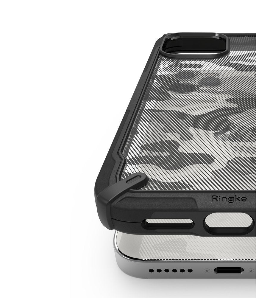 Ringke iPhone 12 Pro Max Fusion X Σκληρή Θήκη με Πλαίσιο Σιλικόνης - Black - Camo
