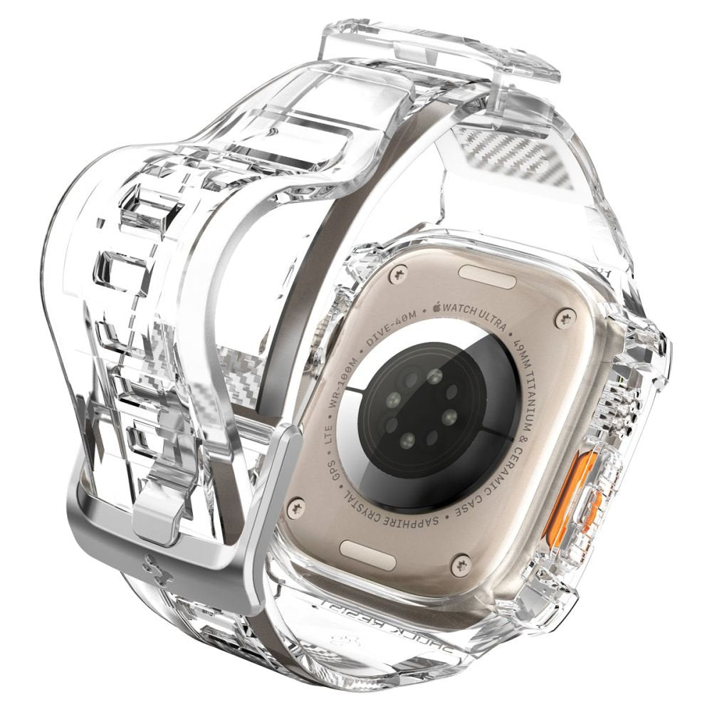 Spigen Λουράκι Apple Watch Ultra (1/2/3) - 49mm Rugged Armor Pro - Διάφανο
