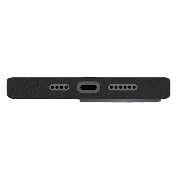 Uniq iPhone 15 Pro Max Lyden MagClick Σκληρή Θήκη με Επένδυση Συνθετικού Δέρματος και MagSafe - Dallas Black