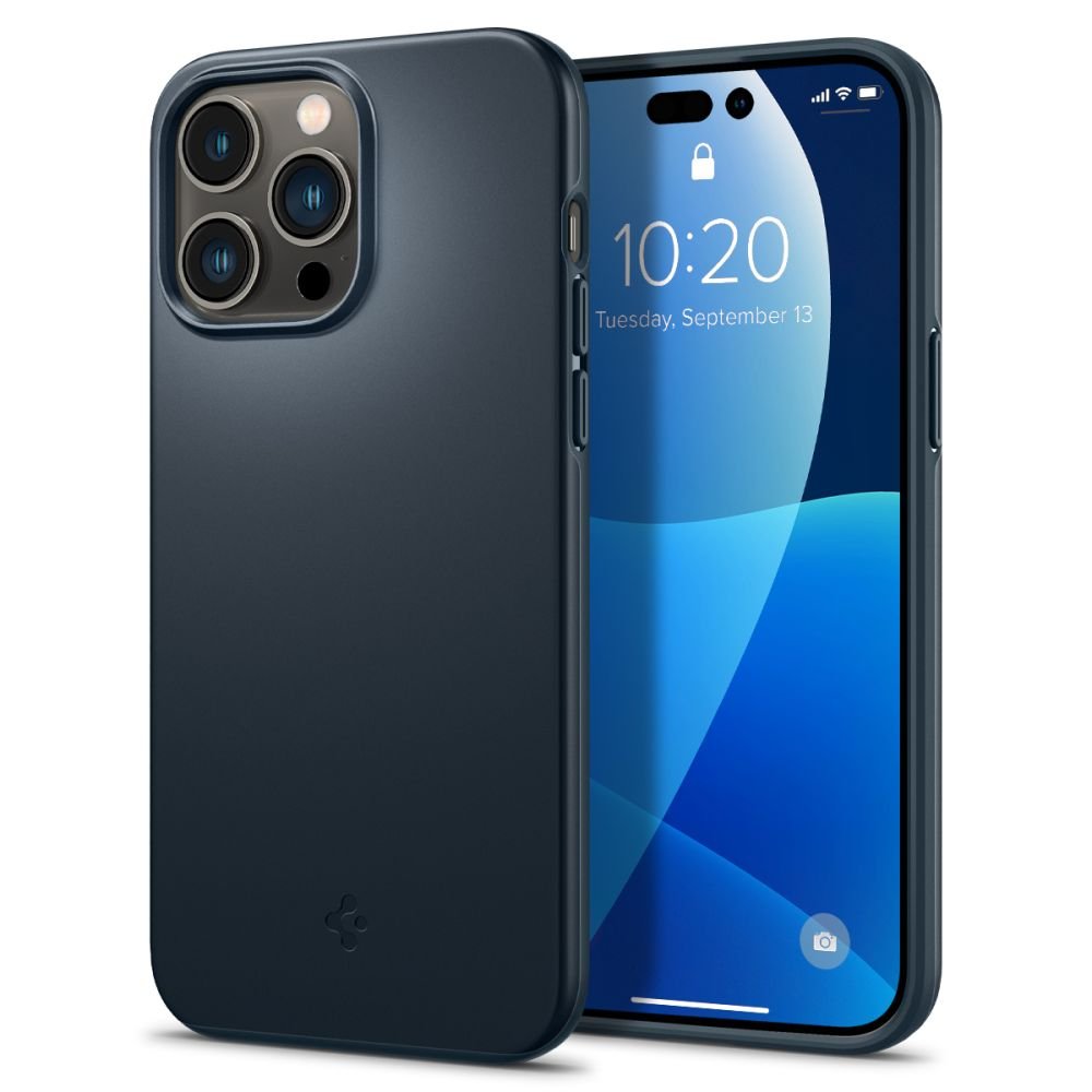 Spigen iPhone 14 Pro Thin Fit Σκληρή Θήκη - Metal Slate