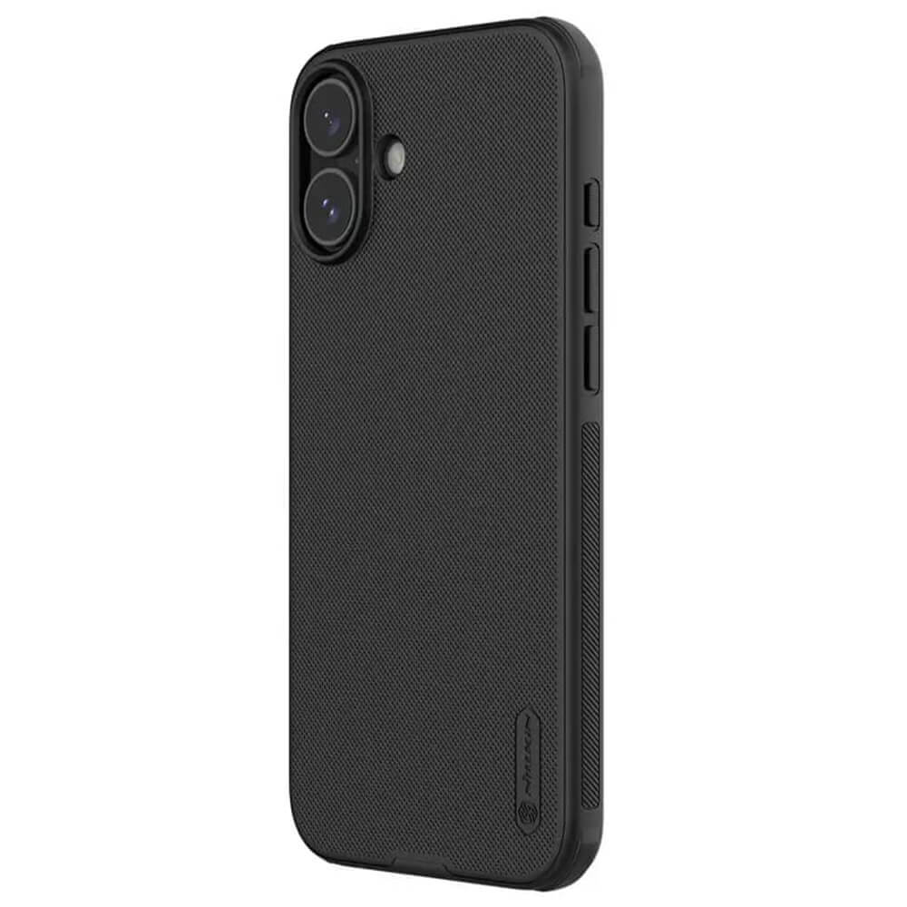 Nillkin iPhone 16 Plus Super Frosted Shield Pro Σκληρή Θήκη με Πλαίσιο Σιλικόνης - Black