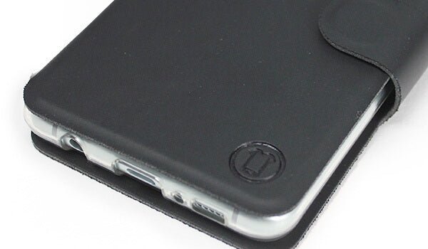 Mobiwear iPhone 12 Pro Θήκη Βιβλίο Slim Flip - Μαύρη - S_BLB