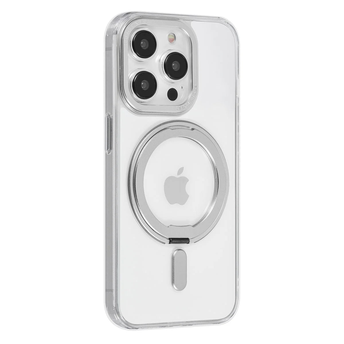 Tuniq iPhone 15 Pro - Σκληρή MagSafe Θήκη με Περιστρεφόμενο Δαχτυλίδι Συγκράτησης - Διάφανη