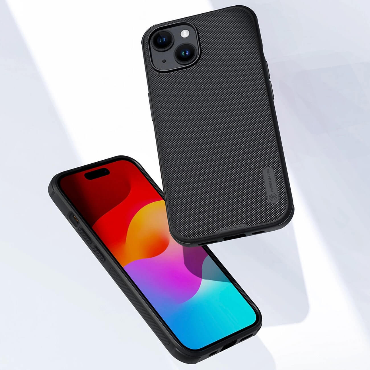 Nillkin iPhone 15 Super Frosted Shield Pro Rugged Magnetic Σκληρή Θήκη με MagSafe - Black