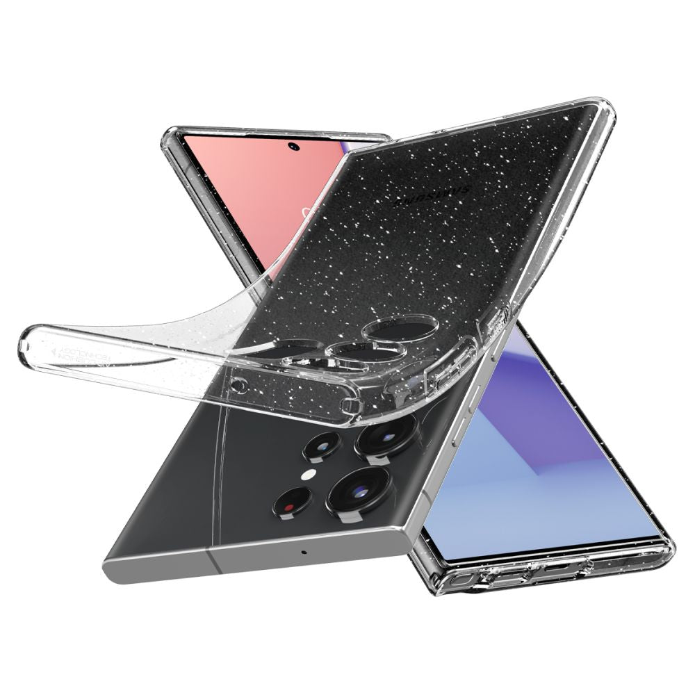 Spigen Samsung Galaxy S23 Ultra Liquid Crystal Θήκη Σιλικόνης - Glitter Crystal