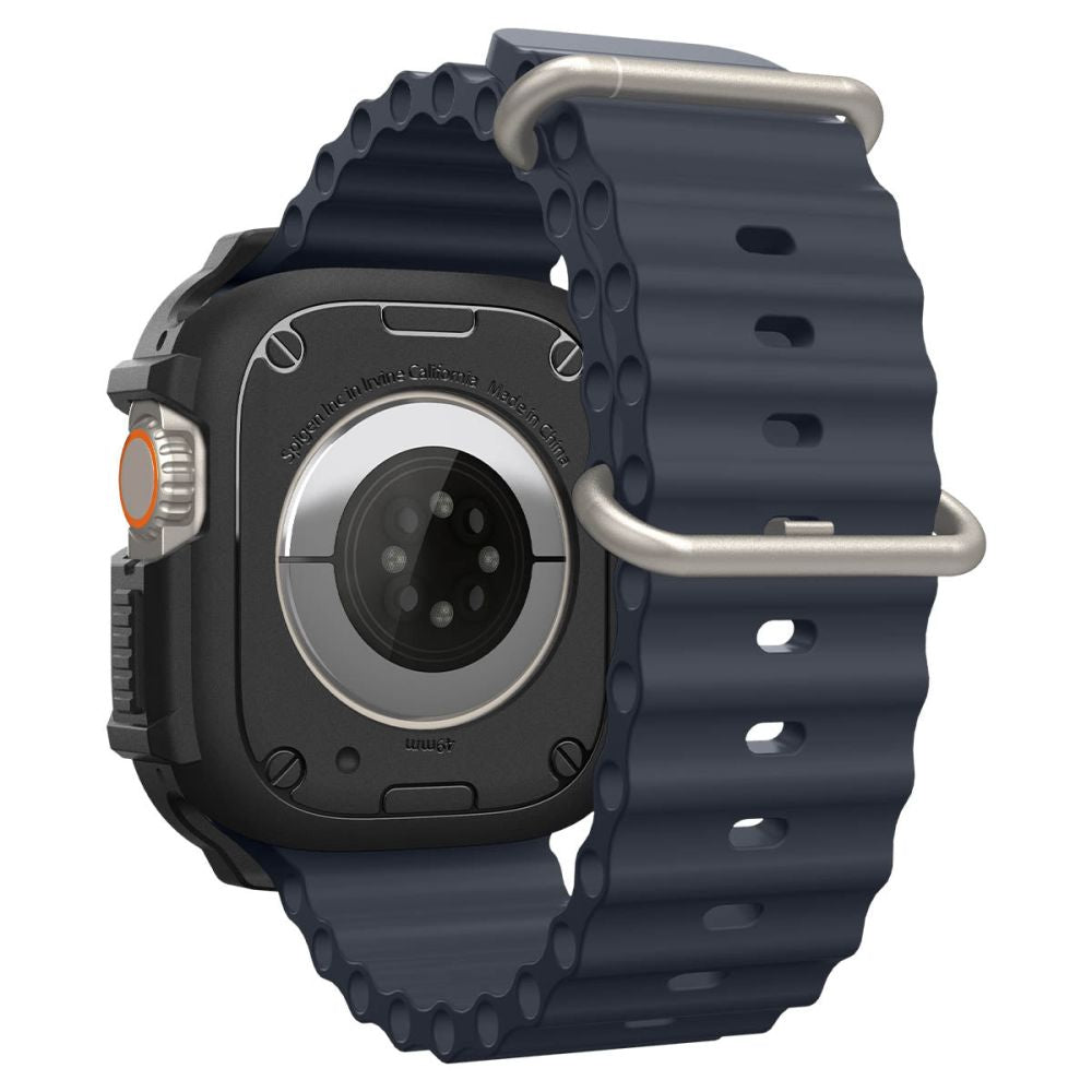 Spigen Θήκη Apple Watch Ultra (1/2/3) - 49mm Rugged Armor - Matte Black