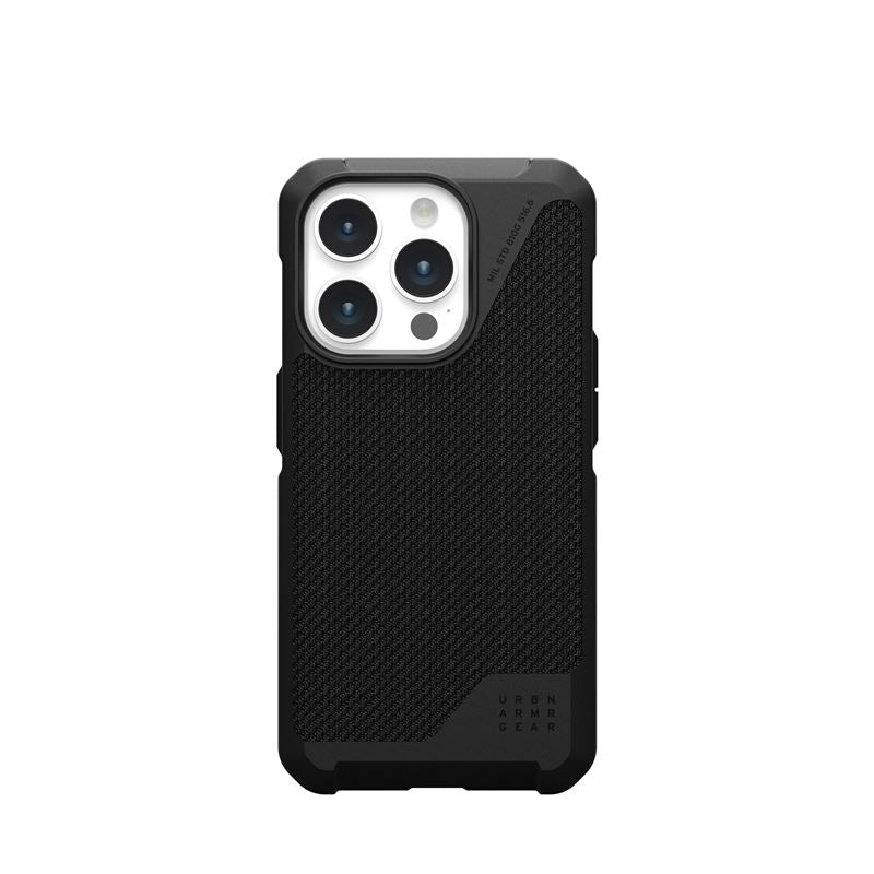 UAG iPhone 15 Pro Metropolis LT Series Σκληρή Θήκη με MagSafe - Kevlar Black