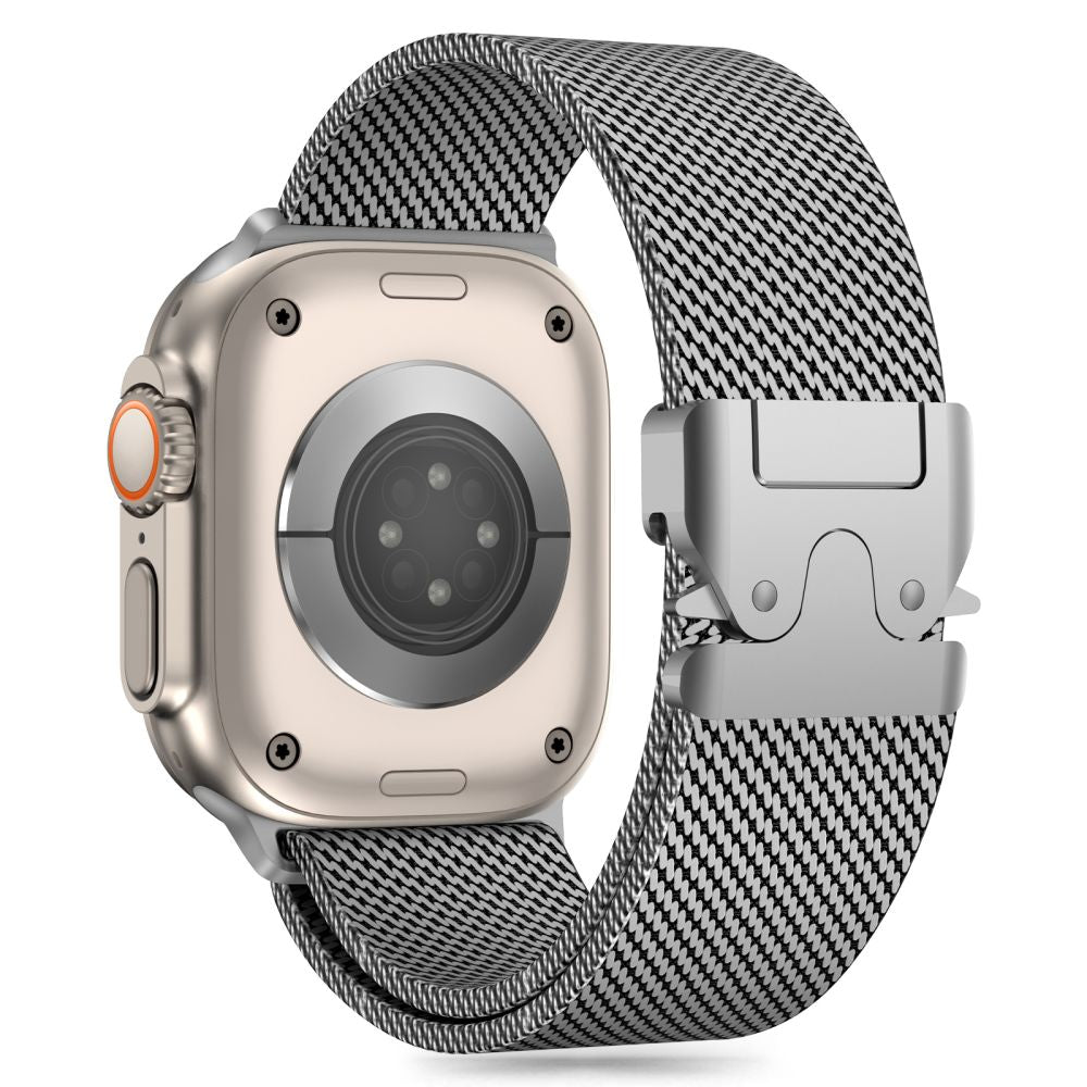 Tech - Protect Λουράκι Apple Watch 8/9/10/11 - SE (1/2/3) - Ultra (1/2/3) – 44/45/46/49mm Milano από Ανοξείδωτο Ατσάλι - Silver
