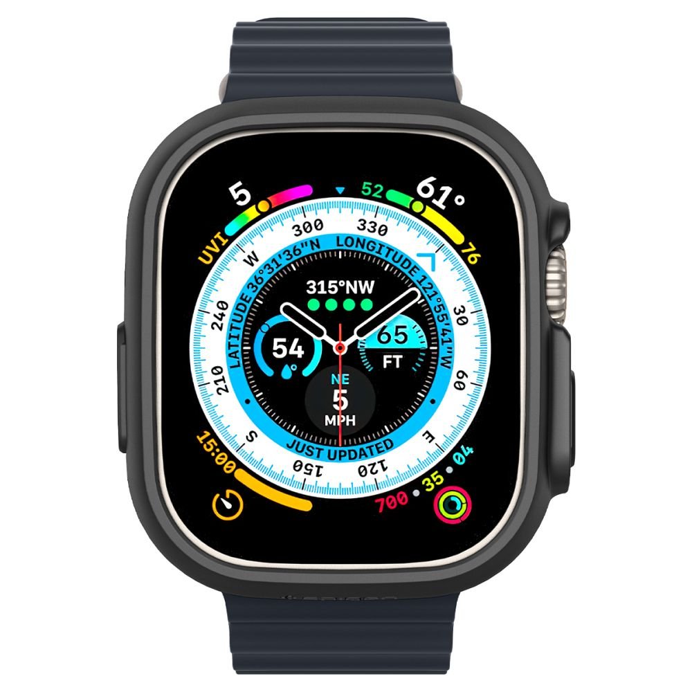 Spigen Θήκη Apple Watch Ultra (1/2/3) - 49mm Thin Fit - Black