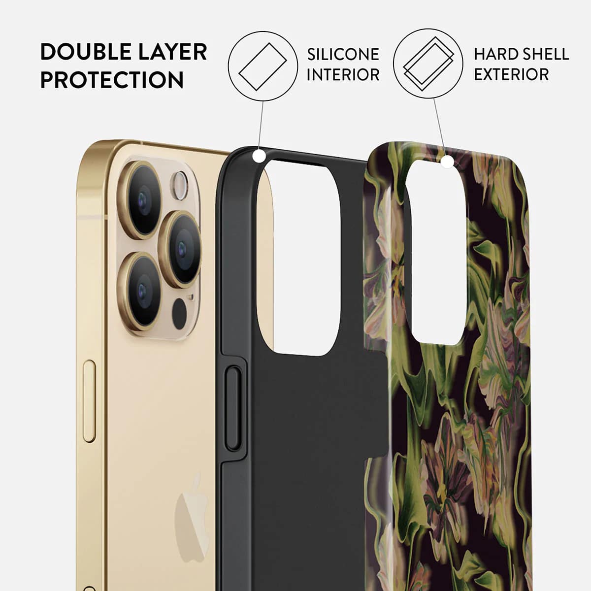 Burga iPhone 13 Pro Fashion Tough Σκληρή Θήκη - Subtropical