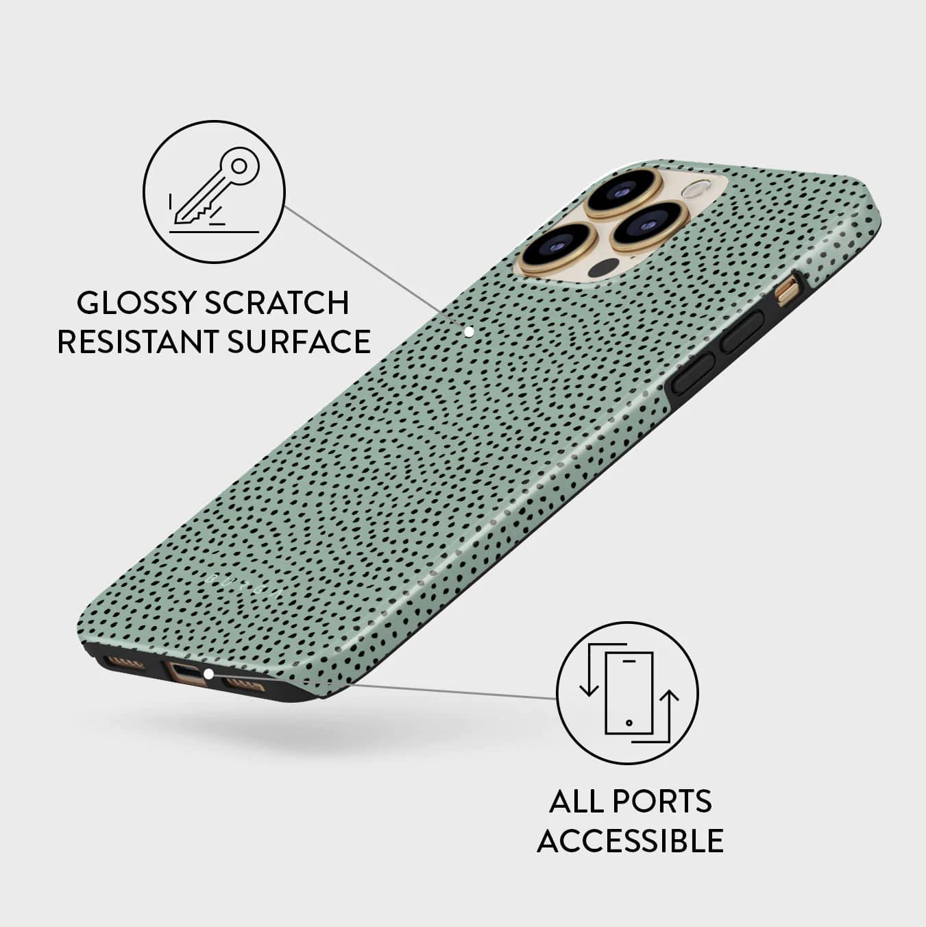 Burga iPhone 14 Pro Fashion Tough Σκληρή Θήκη - Mint Gelato