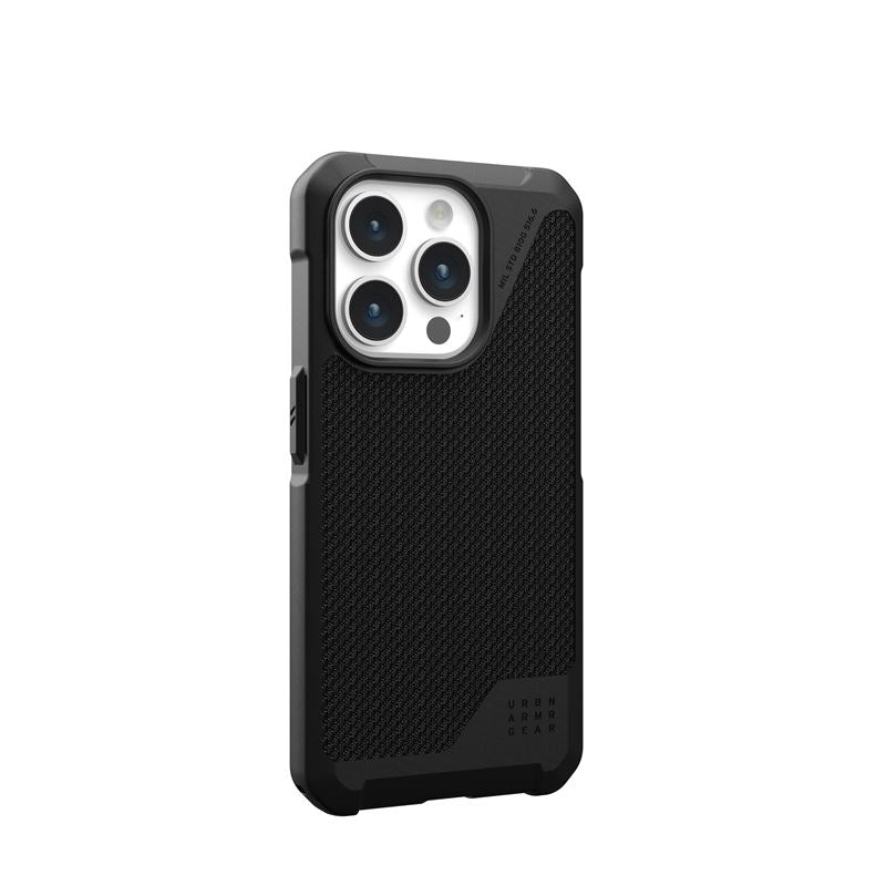 UAG iPhone 15 Pro Metropolis LT Series Σκληρή Θήκη με MagSafe - Kevlar Black