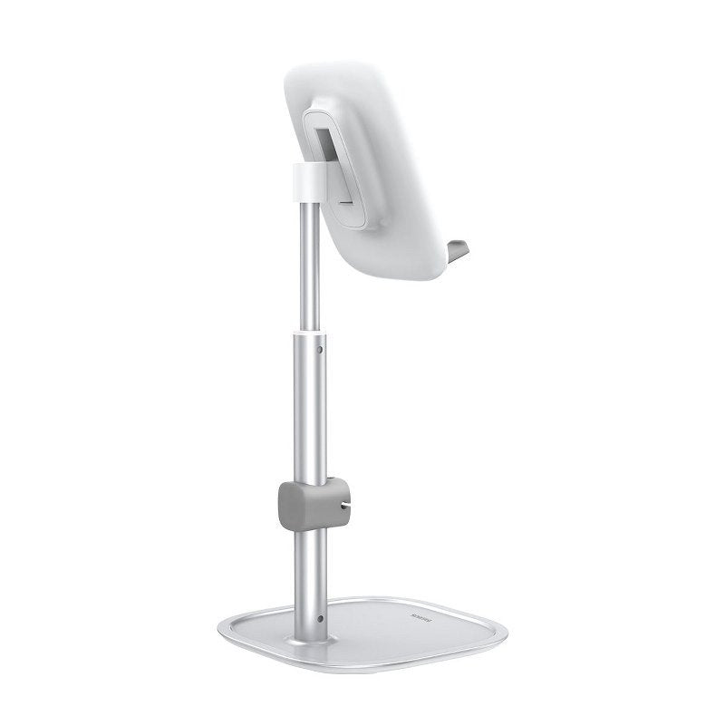 Baseus Literary Youth Desktop Bracket Telescopic Mobile Stand Βάση Στήριξης Κινητών - Silver - SUWY - A0S