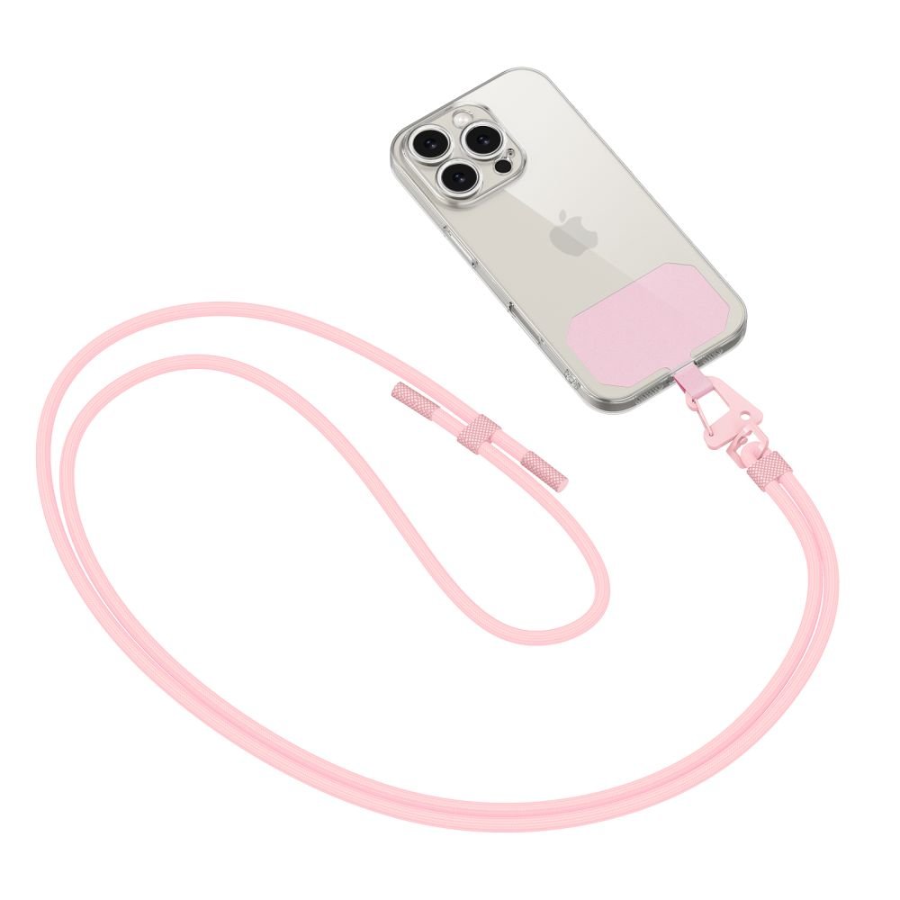 Tech - Protect C5S Rope CrossBody Strap - Universal Λουράκι για Θήκη Κινητού - Baby Pink