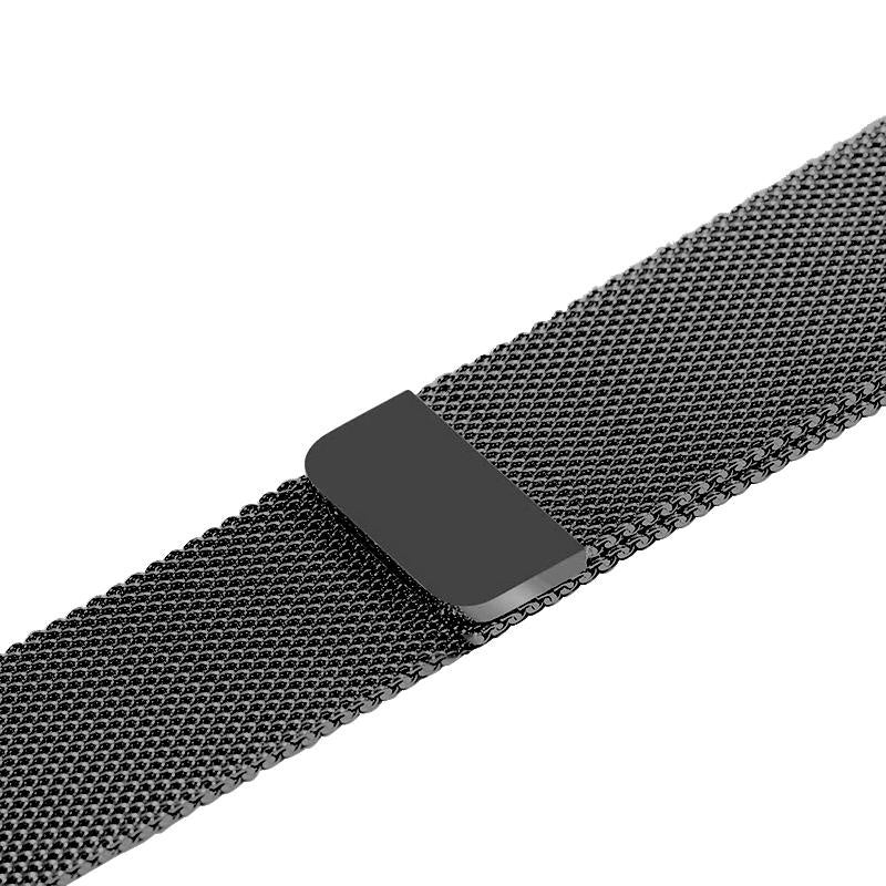 Crong Λουράκι Apple Watch 4/5/6/7/8/9/10/11 - SE (1/2/3) - ULTRA (1/2/3) - 44/45/46/49mm από Ανοξείδωτο Ατσάλι - Milano Steel - Graphite