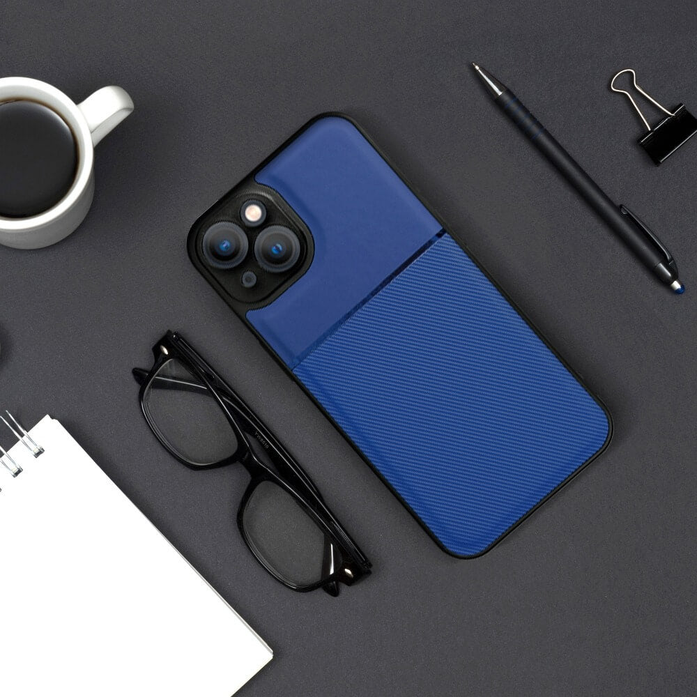 Forcell Xiaomi Redmi Note 11 Pro / Note 11 Pro 5G Noble Σκληρή Θήκη με Πλαίσιο Σιλικόνης - Blue
