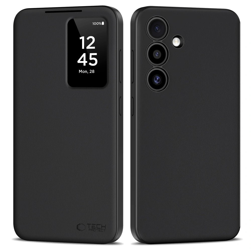 Tech - Protect Samsung Galaxy S25 Smart Wallet - Θήκη με Θέση για 1 Κάρτα - Matte Black