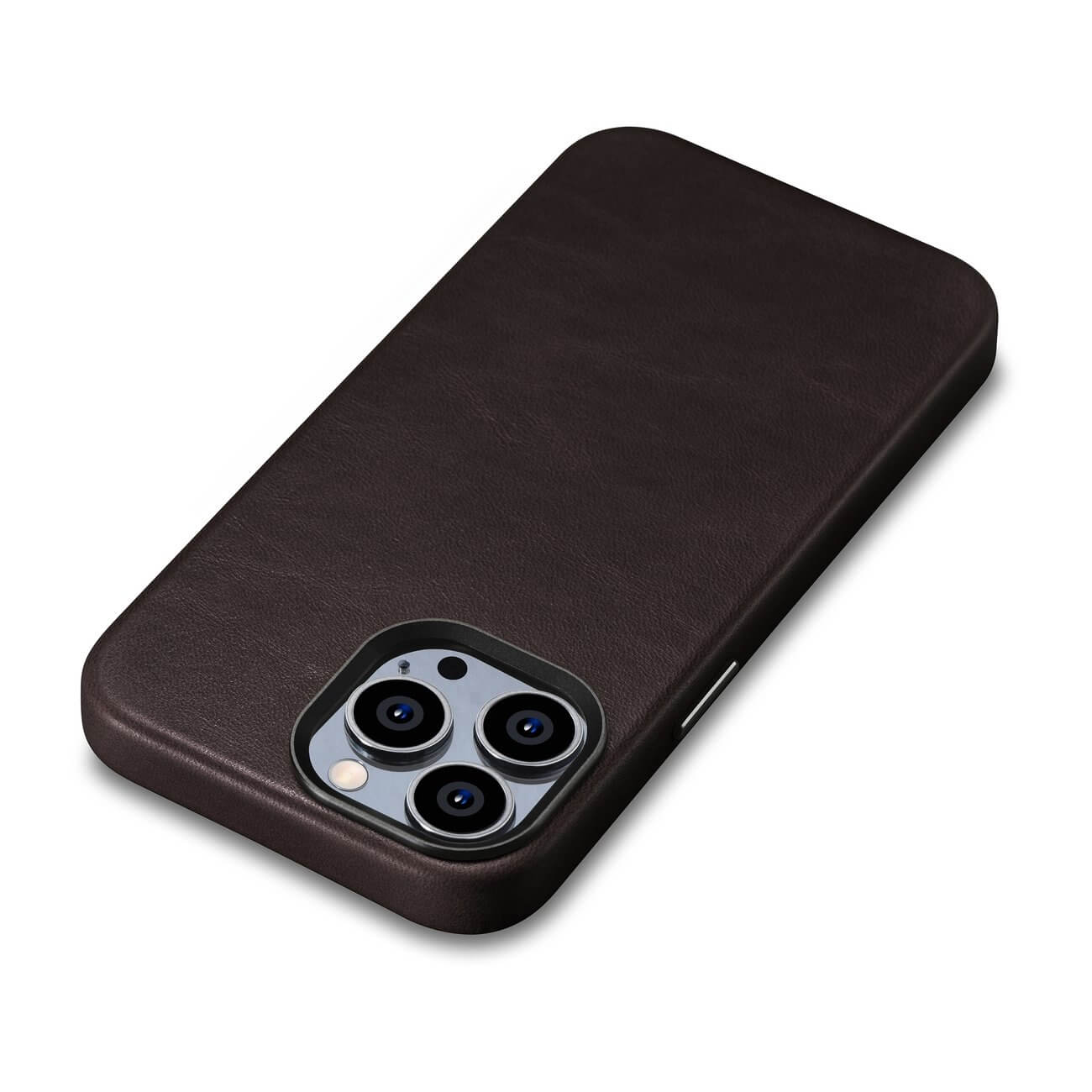 iCarer iPhone 14 Pro Max Leather Oil Wax Θήκη από Γνήσιο Δέρμα με MagSafe - Camel Tan