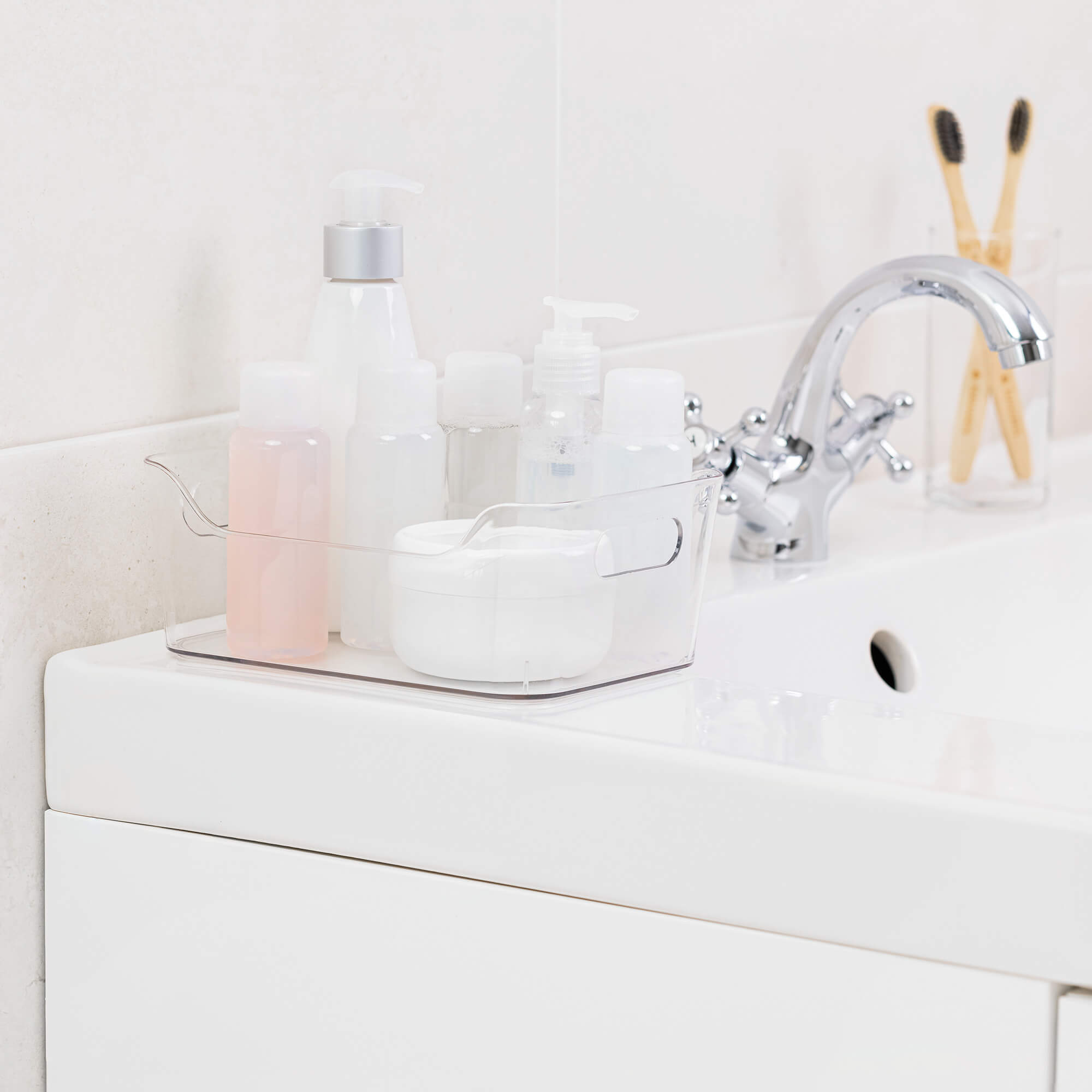 Navaris Σετ με 4 Δοχεία Αποθήκευσης για Ψυγείο - Διάφανα - 55380.01