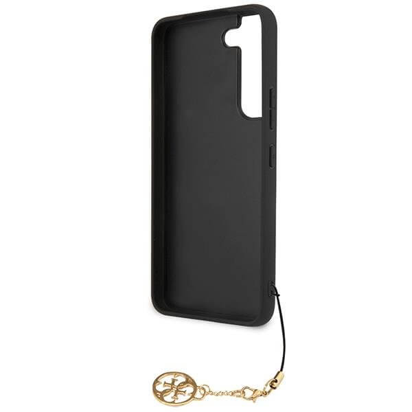 Guess Samsung Galaxy S23+ - 4G Charms Collection Θήκη με Επένδυση Συνθετικού Δέρματος - Grey - GUHCS23MGF4GGR