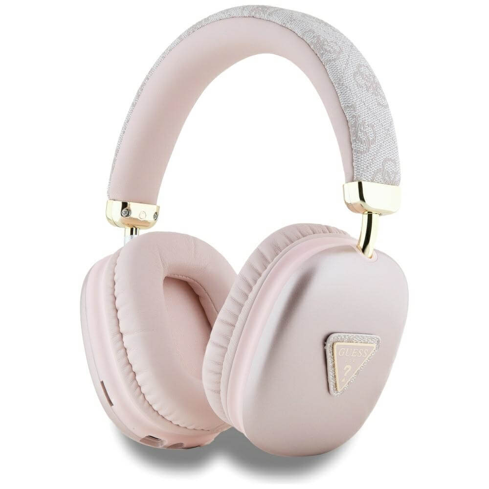 Guess Over - Ear 4G Triangle Logo - Ασύρματα Bluetooth Ακουστικά - Pink