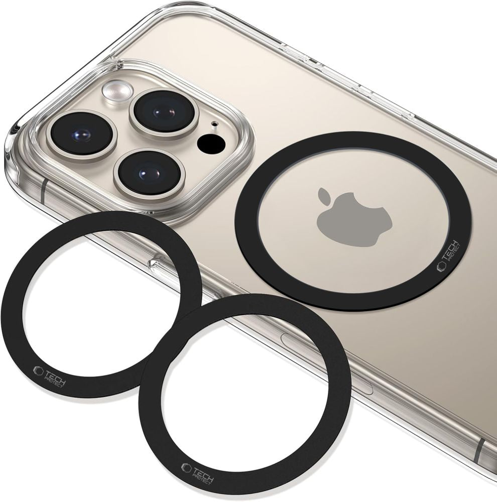 Tech - Protect MMP - 110 Magnetic Δακτύλιος MagSafe - 2 Τεμάχια - Black / Black