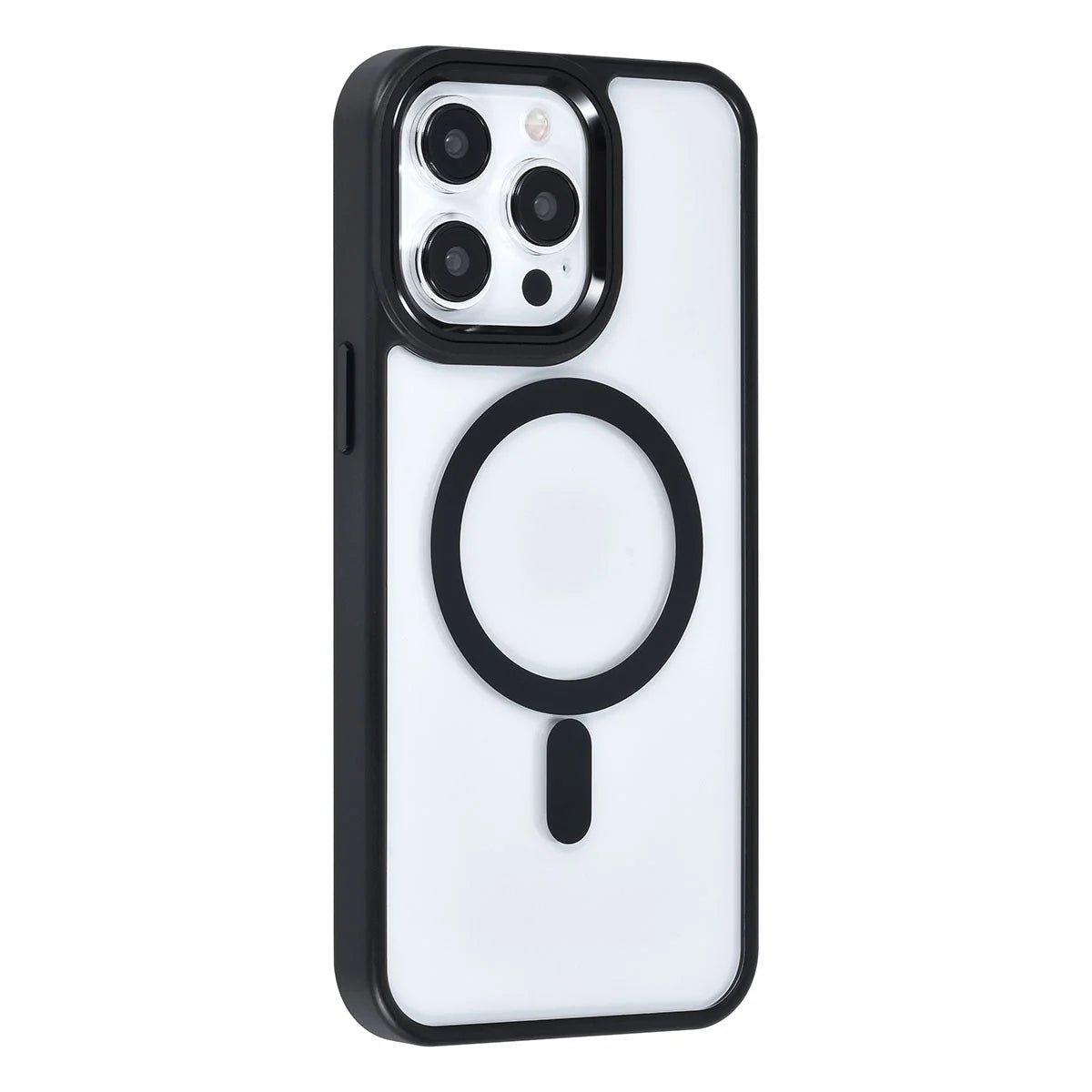 Tuniq iPhone 15 Pro Max - MagSafe Σκληρή Θήκη με Πλαίσιο Σιλικόνης - Μαύρη / Διάφανη
