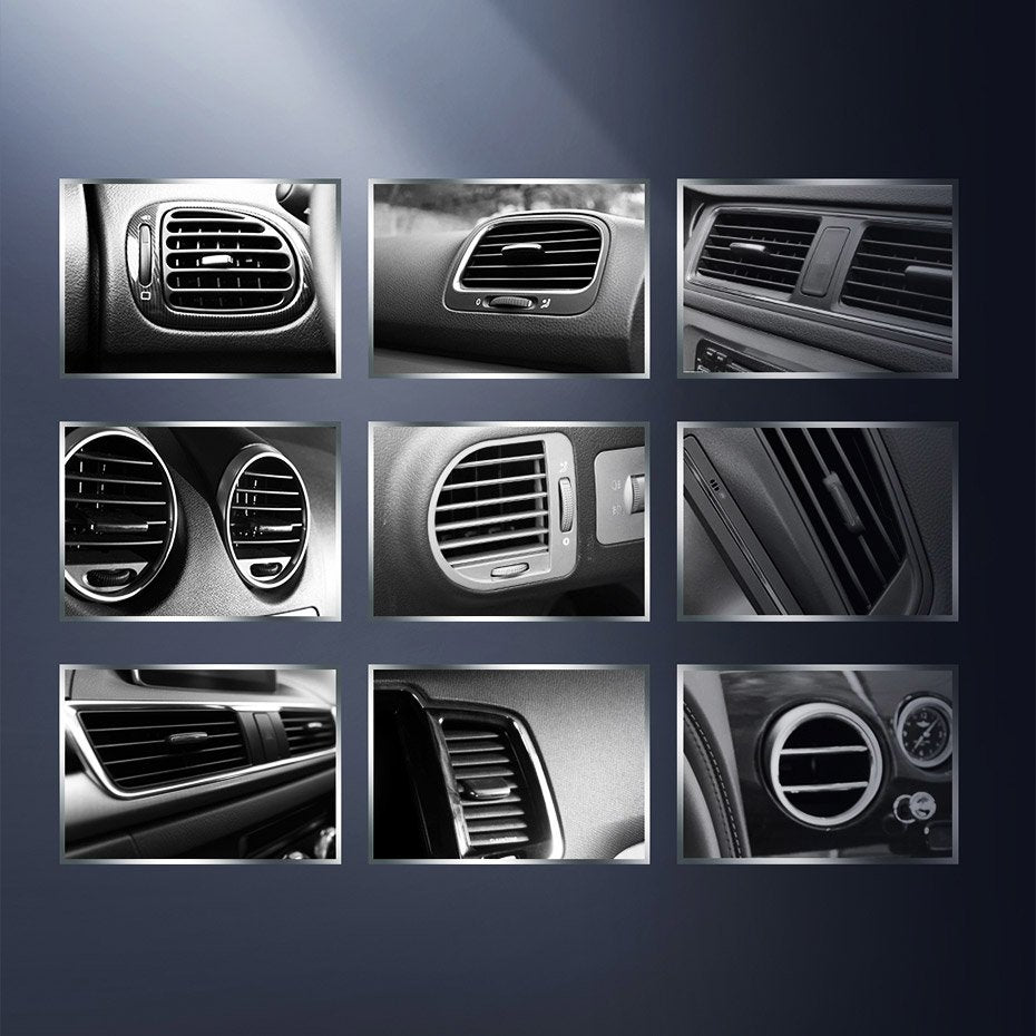 Baseus Glaze Gravity Car Air Vent Mobile Holder - Universal Βάση Αυτοκινήτου Αεραγωγού - Black - SUYL - LG01