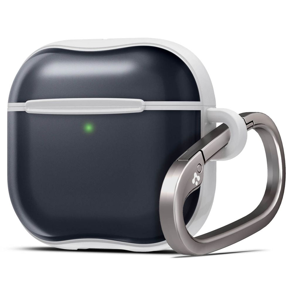 Spigen AirPods 4 Θήκη από Σκληρό Πλαστικό και Σιλικόνη - Classic C1 - Graphite