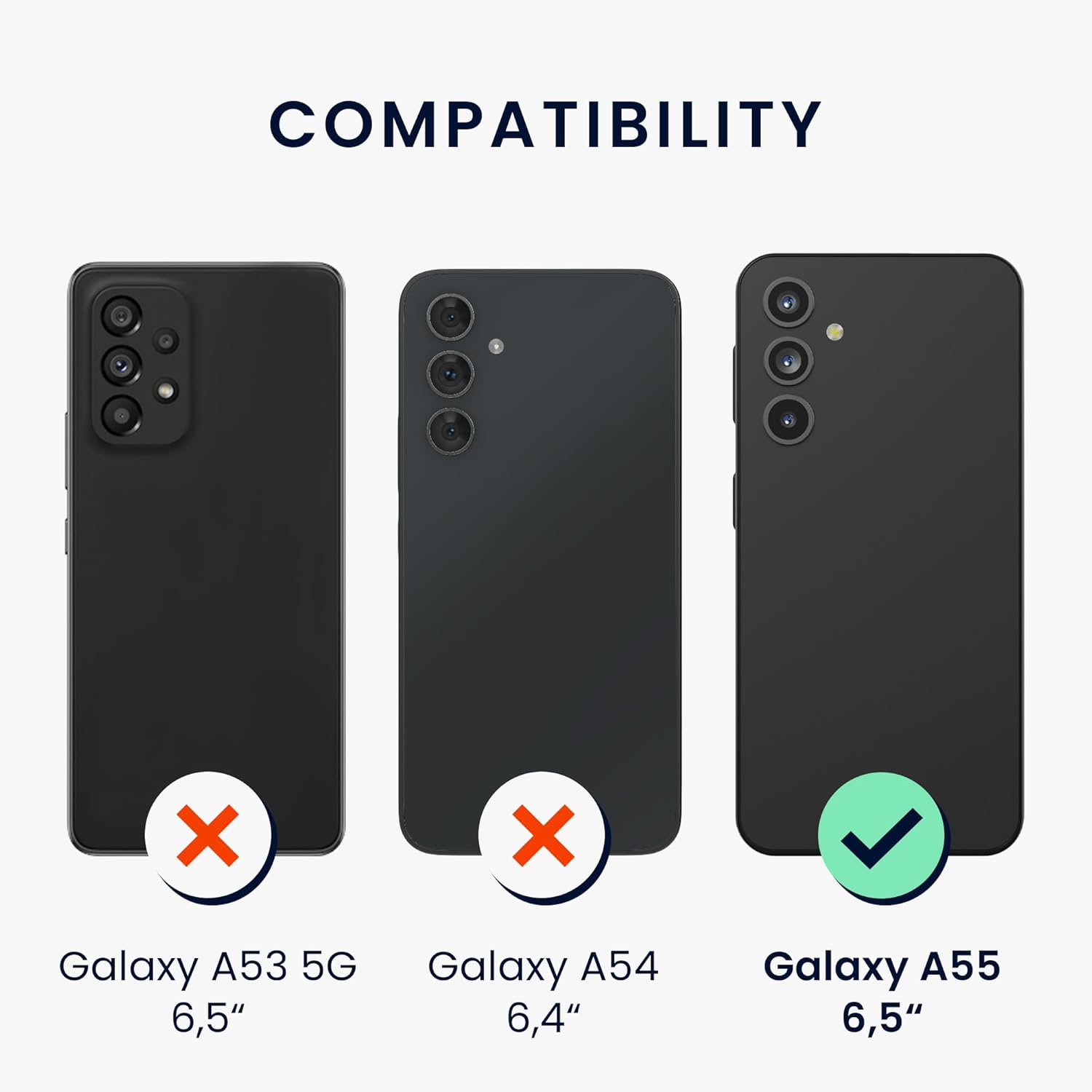 KW Samsung Galaxy A55 5G Λεπτή Θήκη Σιλικόνης TPU - Deep Ocean