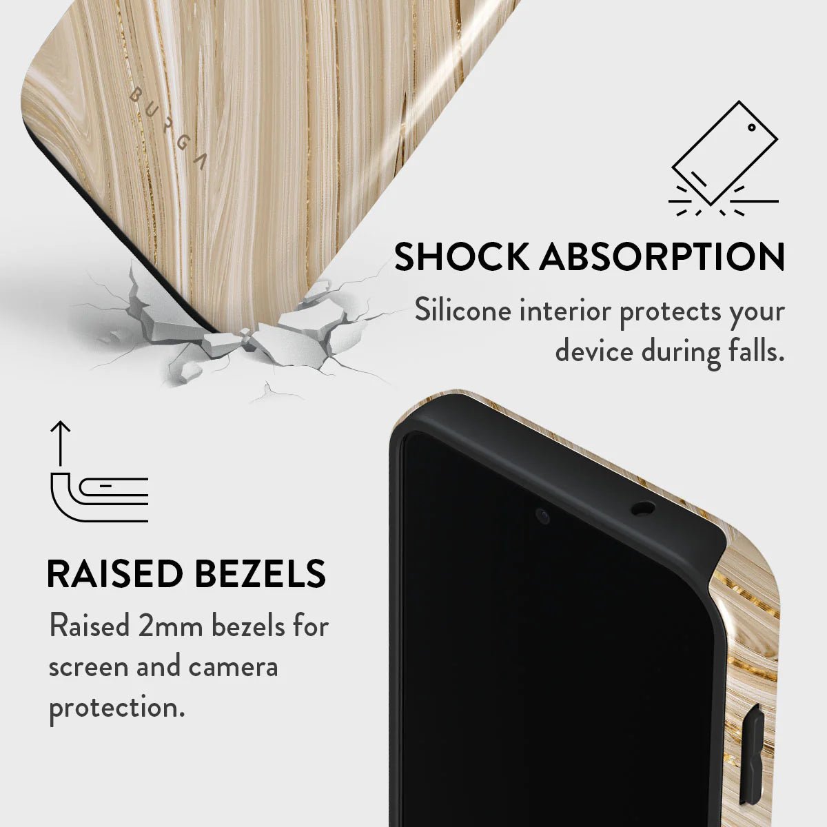 Burga Samsung Galaxy S23 FE Fashion Tough Σκληρή Θήκη - Full Glam