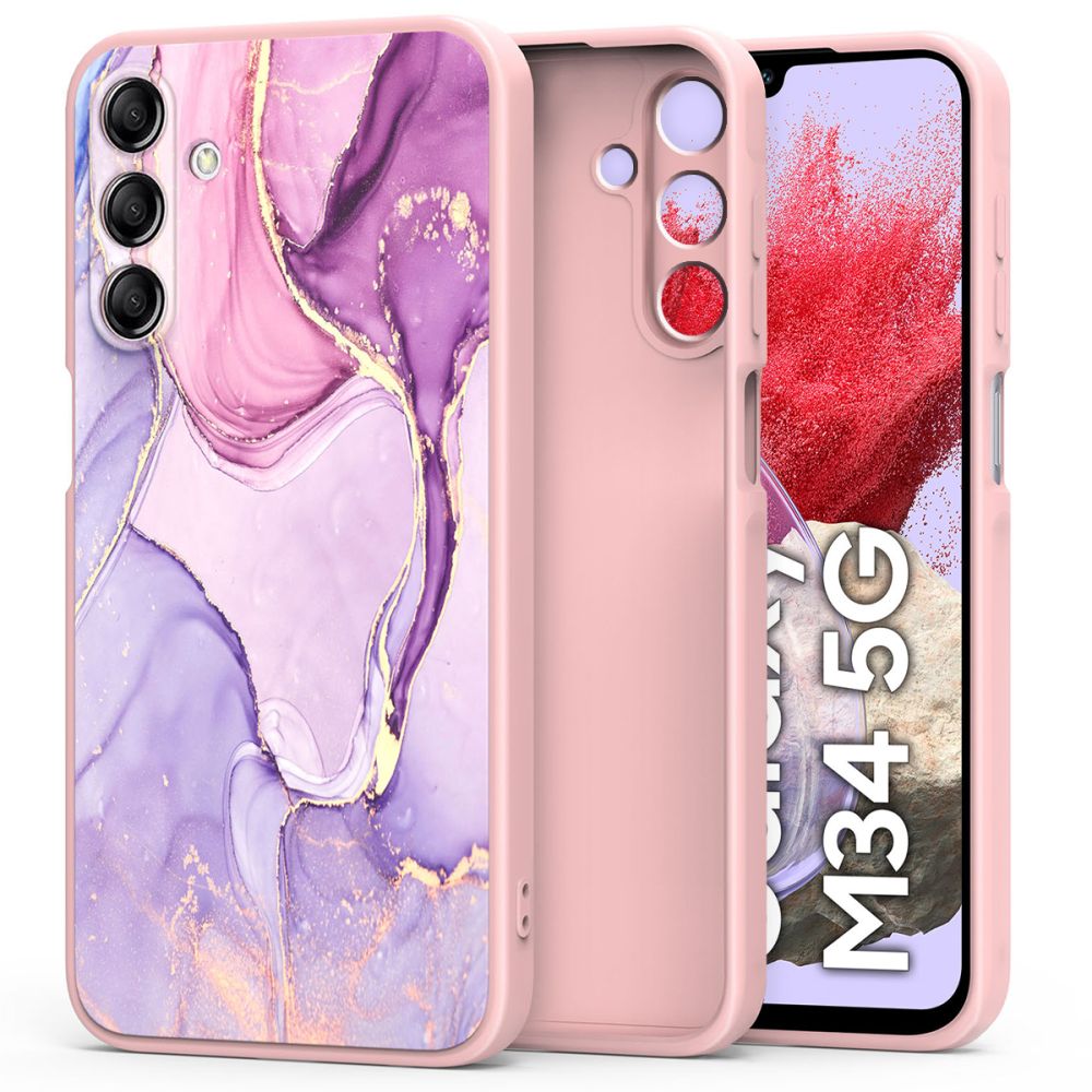 Tech - Protect Samsung Galaxy M34 5G Icon Θήκη Σιλικόνης TPU - Marble