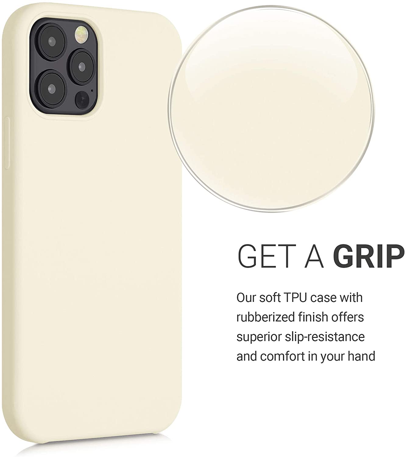 KW iPhone 12 / iPhone 12 Pro Θήκη Σιλικόνης Rubber TPU - Jet Stream - 52641.204