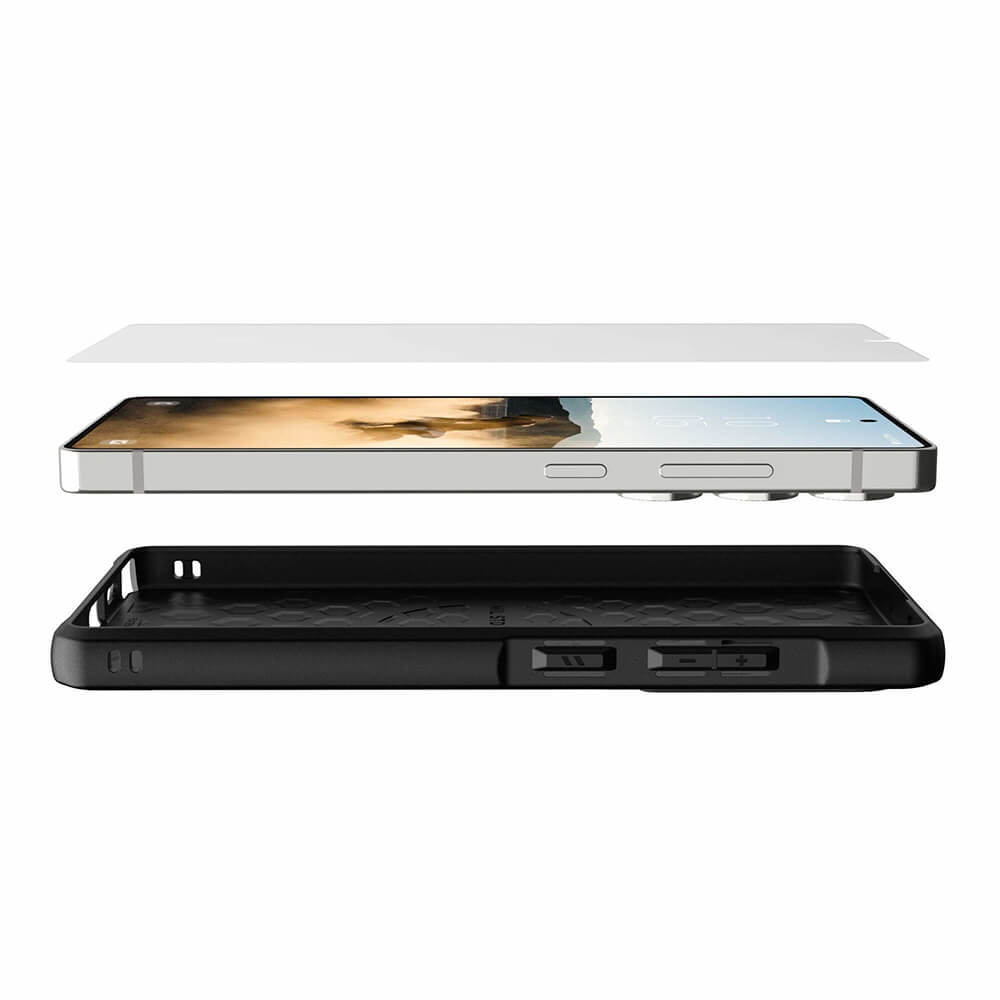 UAG Samsung Galaxy S25 Ultra Flex Shield Eco 7H Αντιχαρακτικό Γυαλί Οθόνης με Κιτ Εγκατάστασης - Clear