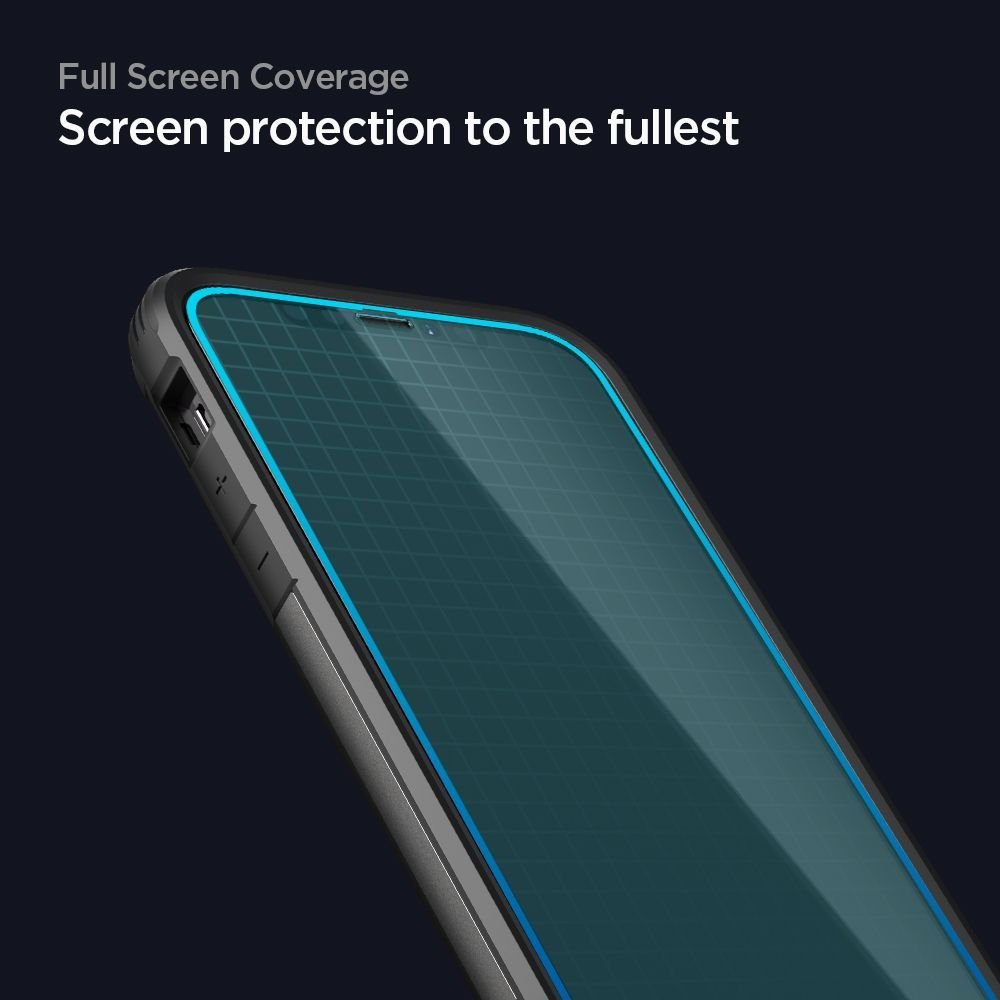 Spigen Samsung Galaxy A52 / A52 5G / A52s 5G FC AlignMaster 2.5D Full Screen Case Friendly Tempered Glass Αντιχαρακτικό Γυαλί Οθόνης 9H - Black